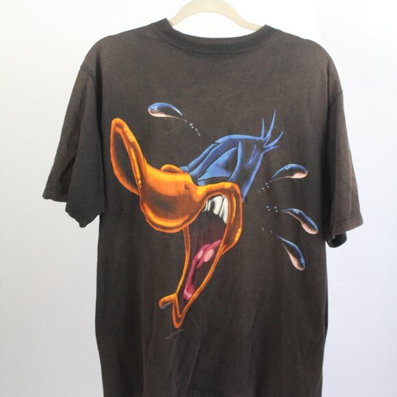 Men's Vintage Brown Donald Duck Top Size Large - Picture 11 of 12